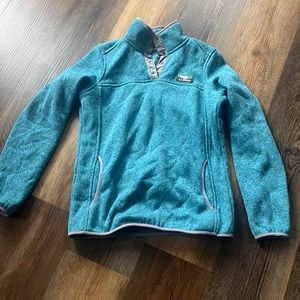 Blue LLBean sweater like new